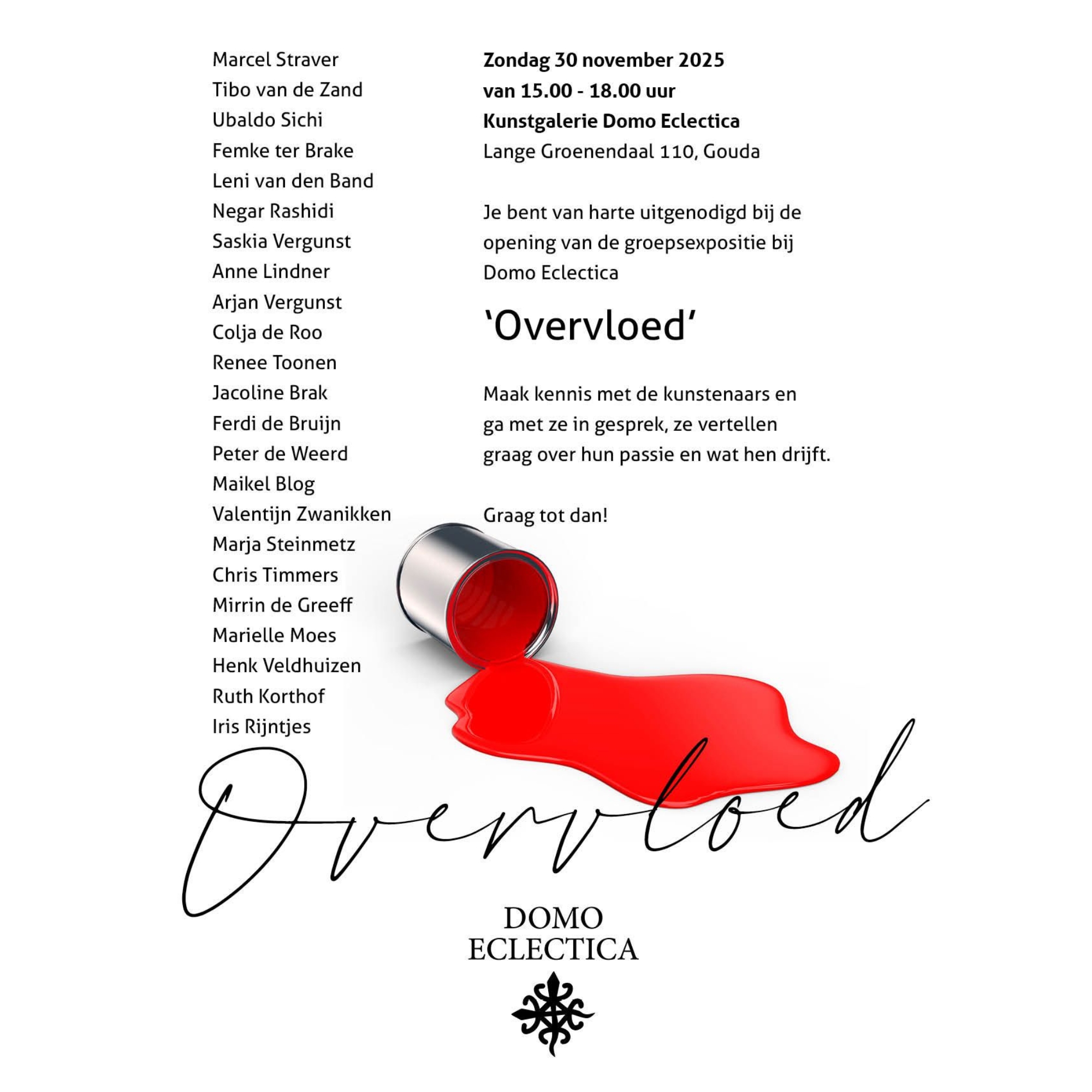 Opening Groepsexpositie Overvloed